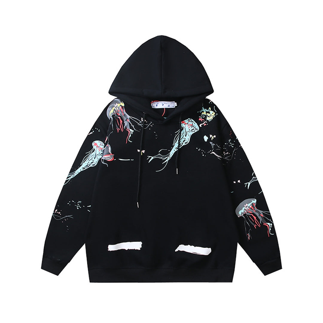 OFF Logo Print Hoodie