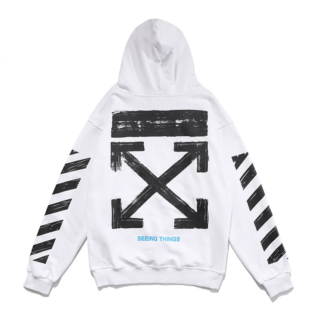OFF Logo Print Hoodie