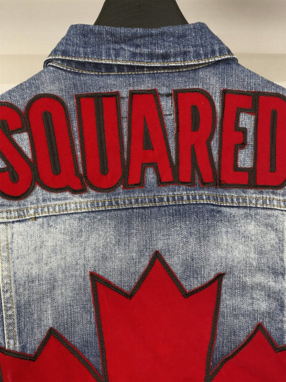 DSQ2 Maple Leaf Denim Jacket