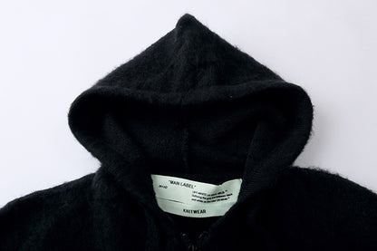 OFF Gradient Sweater Coat