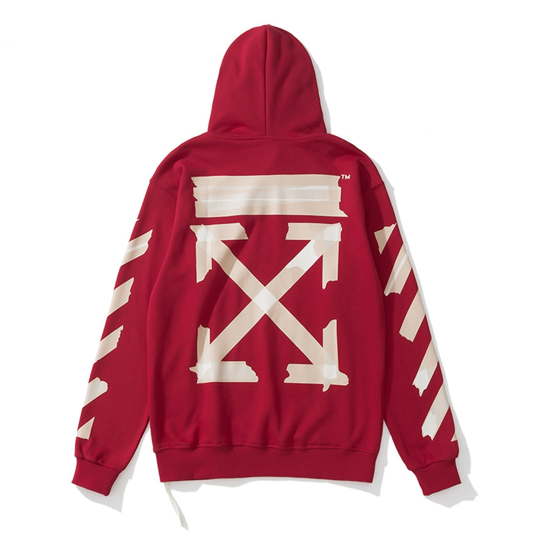 OFF Logo Print Hoodie