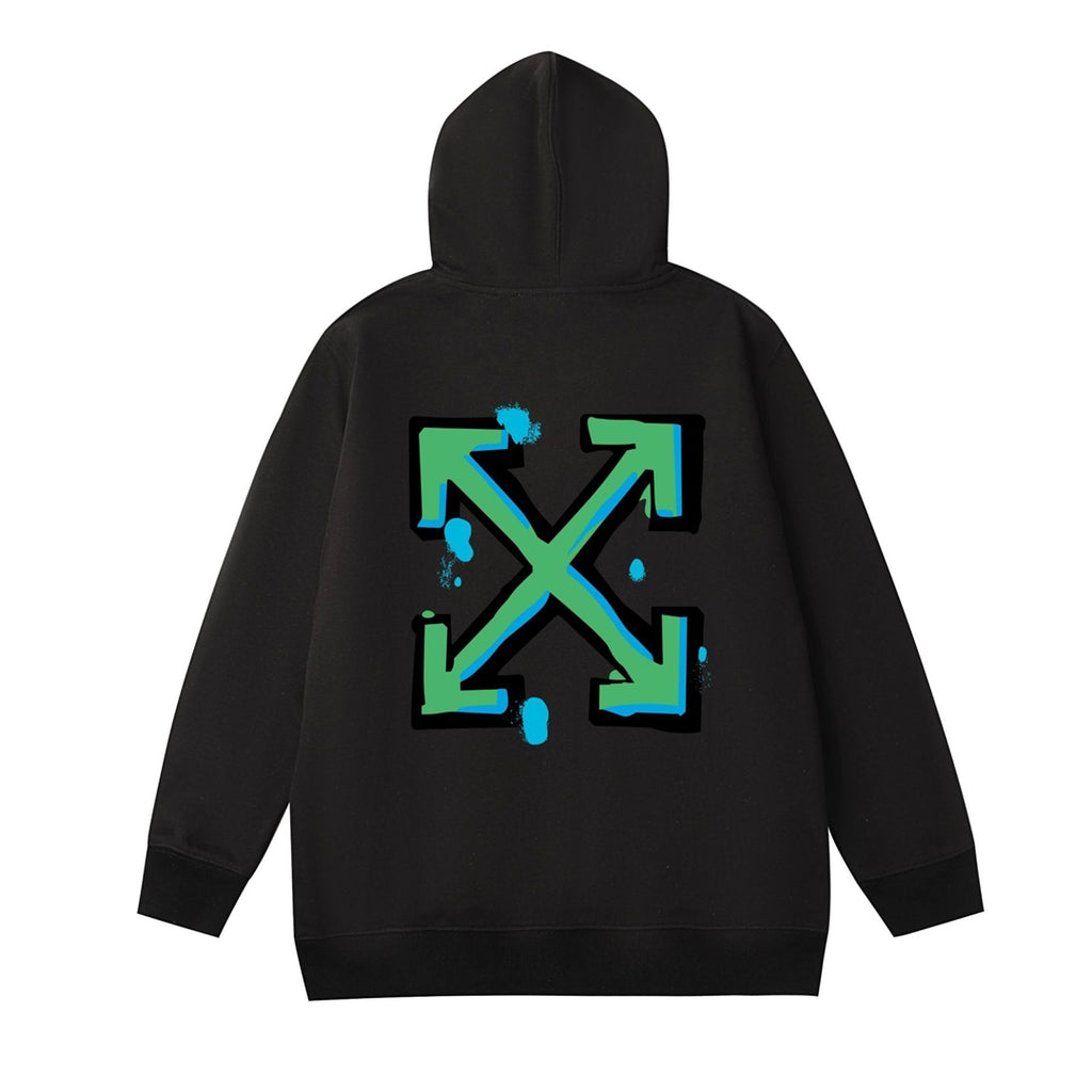 OFF Logo Print Hoodie