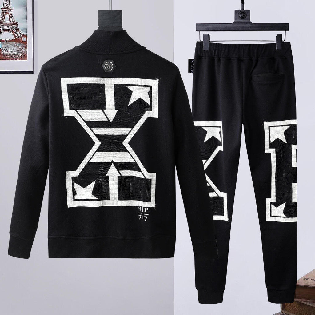 PP Skull Hoodie Jacket Suit