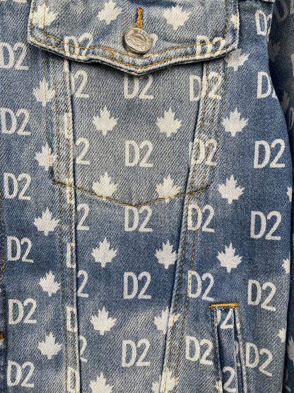 DSQ2 Maple Leaf Denim Jacket