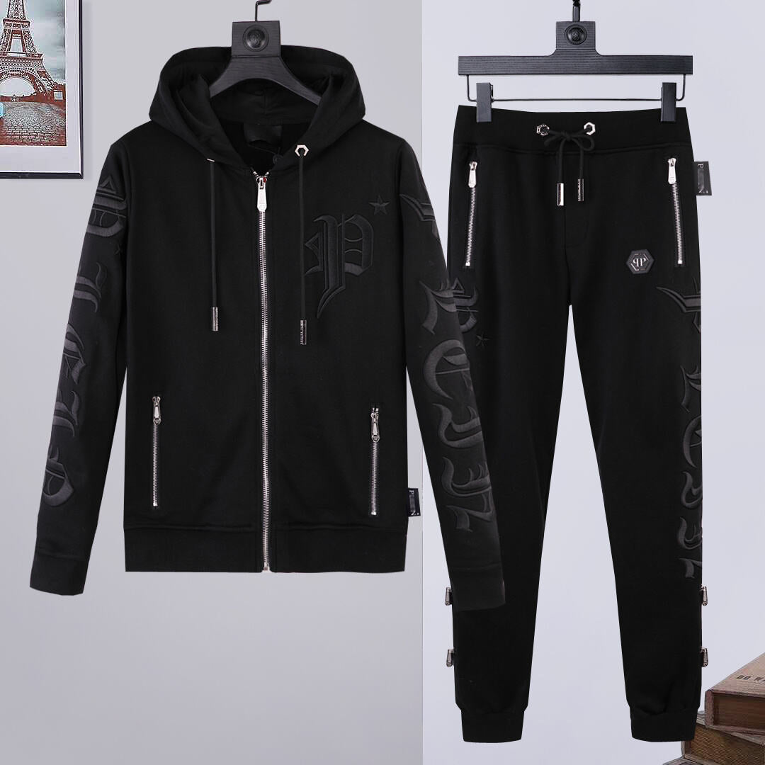 PP Skull Hoodie Jacket Suit
