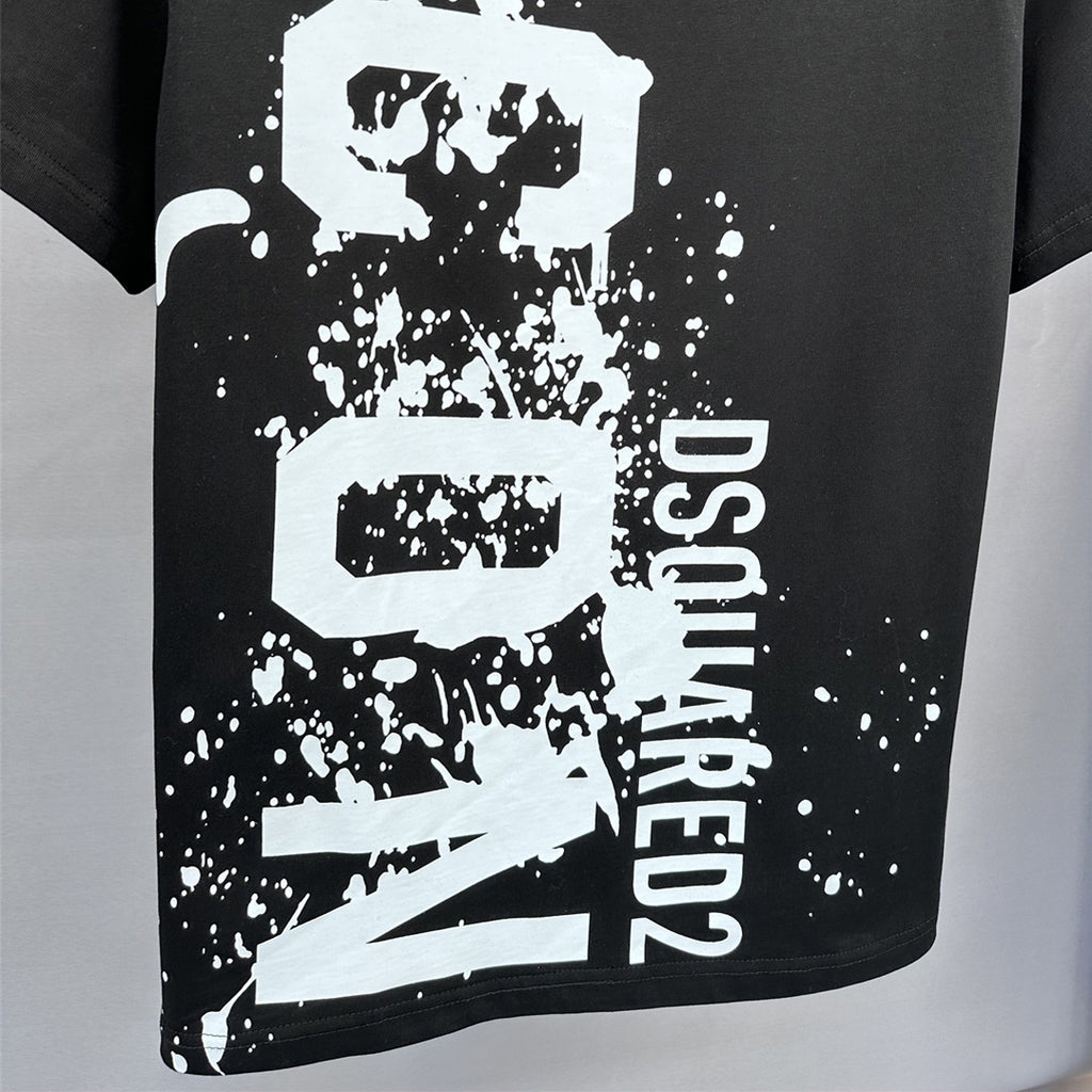 Dsquared2 ICON Paint Logo Cotton T-shirt