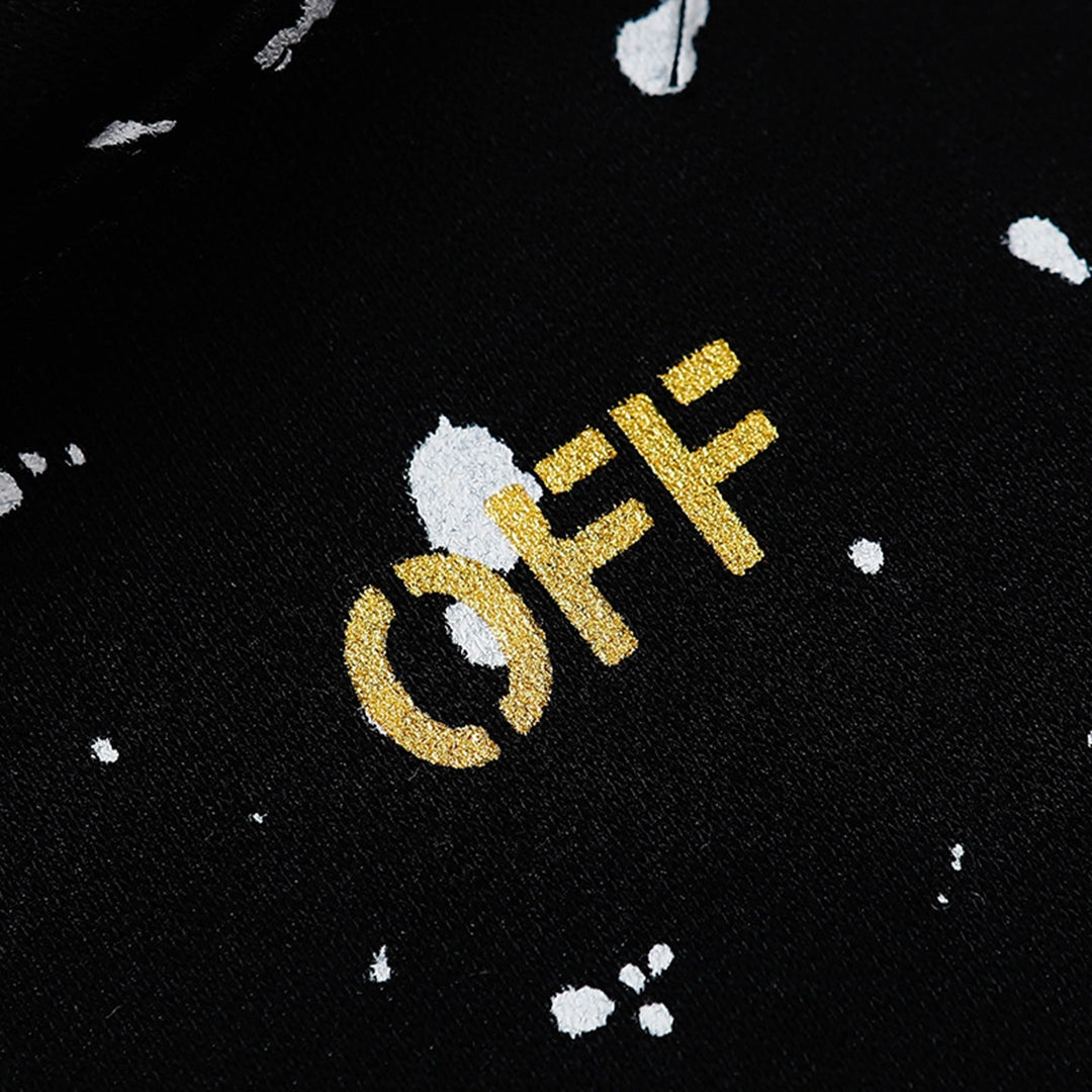 OFF Logo Print Hoodie