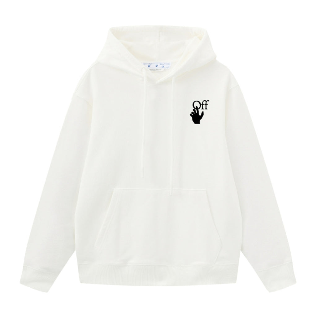 OFF Logo Print Hoodie