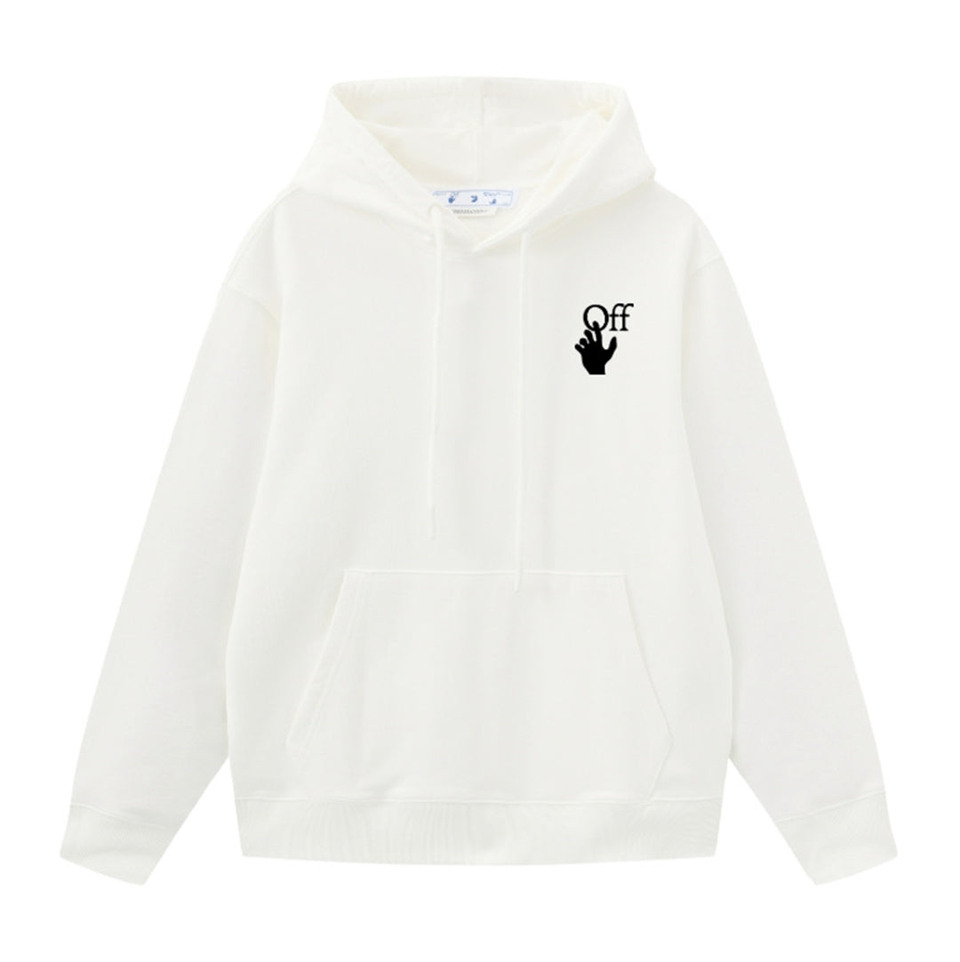 OFF Logo Print Hoodie