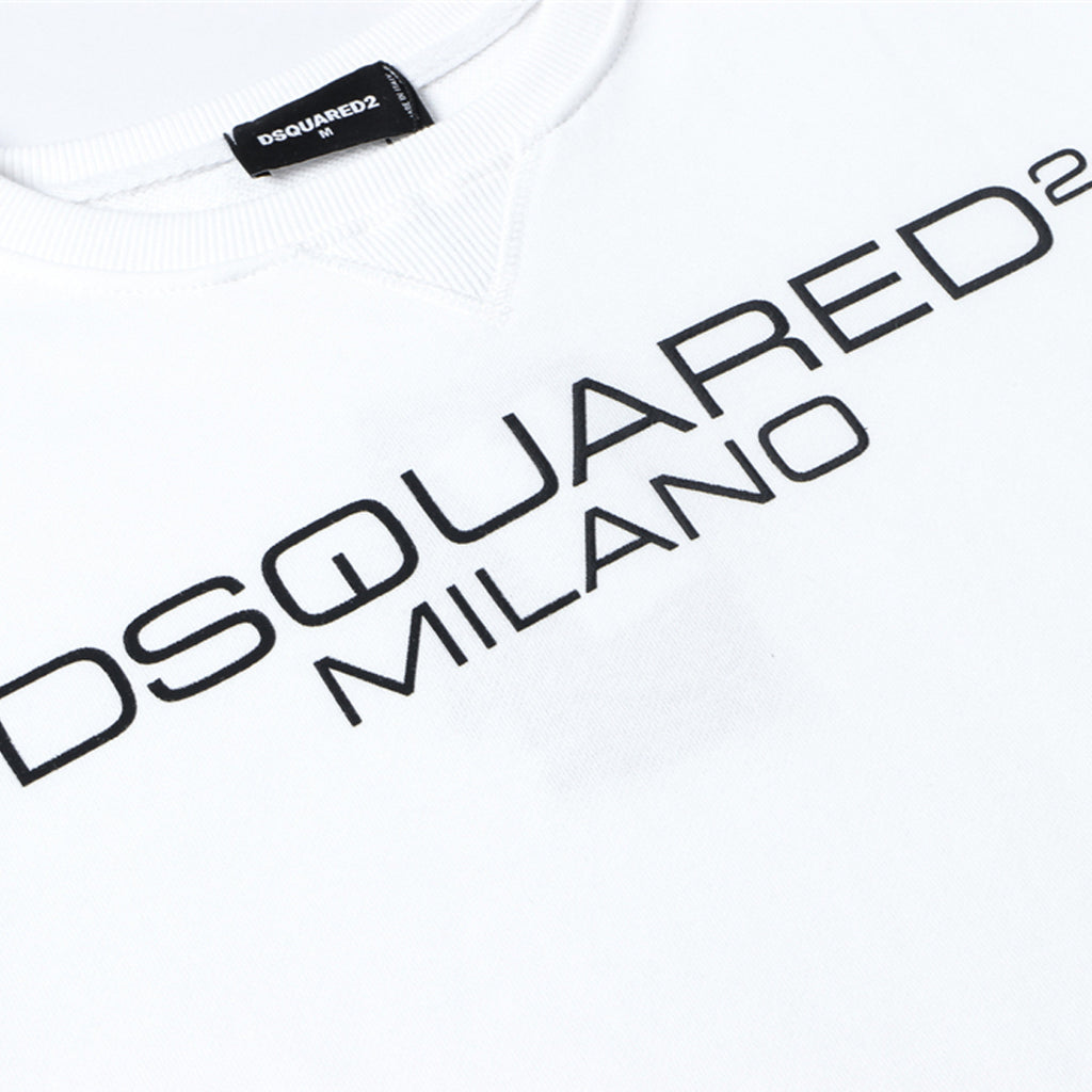 Dsquared2 Miland Logo Cotton Sweatshirt
