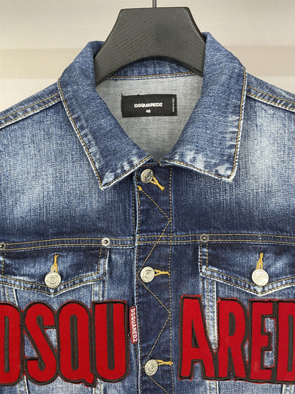 DSQ2 Maple Leaf Denim Jacket