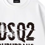 Dsquared2 Font Logo Cotton Sweatshirt