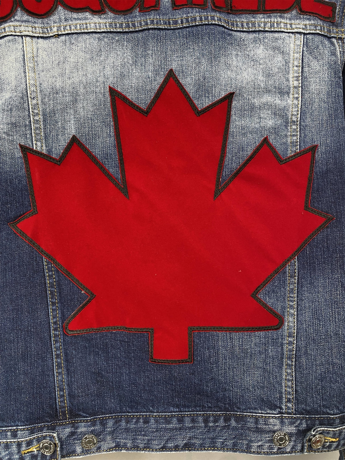 DSQ2 Maple Leaf Denim Jacket