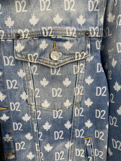 DSQ2 Maple Leaf Denim Jacket