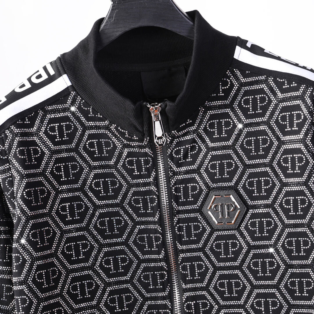 PP Skull Hoodie Jacket Suit
