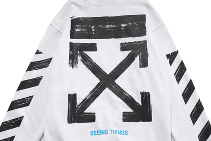 OFF Logo Print Hoodie