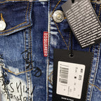 Dsquared2 Graffiti Denim Jacket