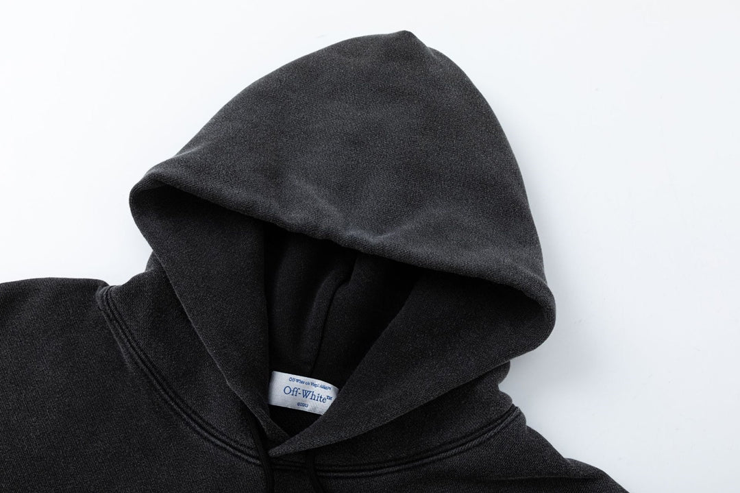 OFF Logo Print Hoodie