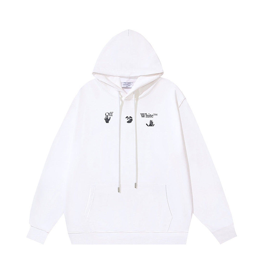 OFF Logo Print Hoodie
