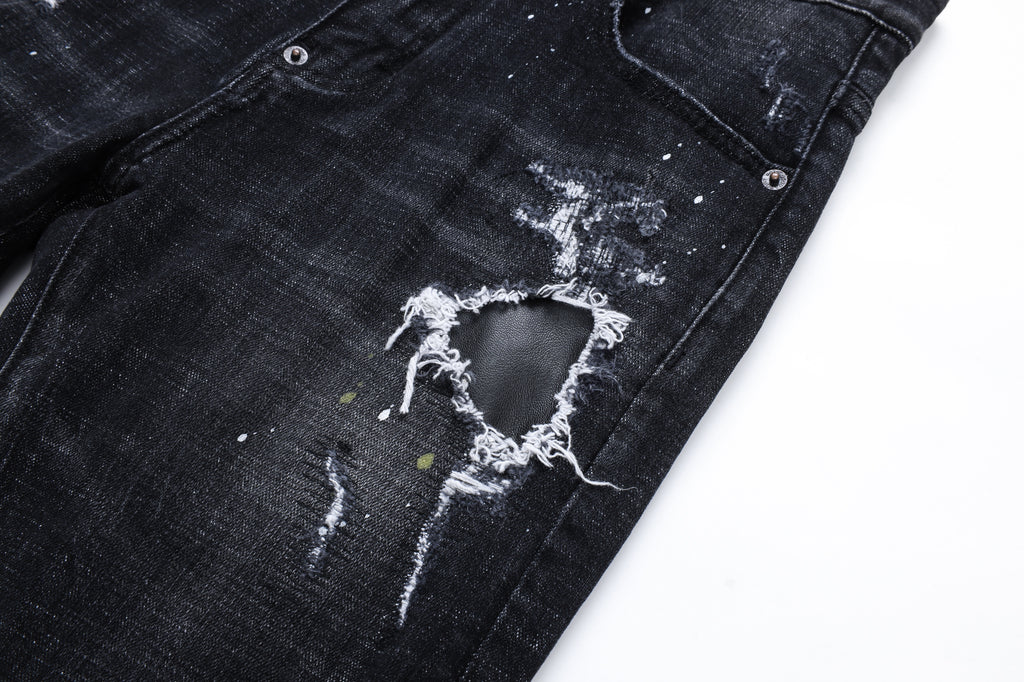 DSQ2 Jeans Black Ripped