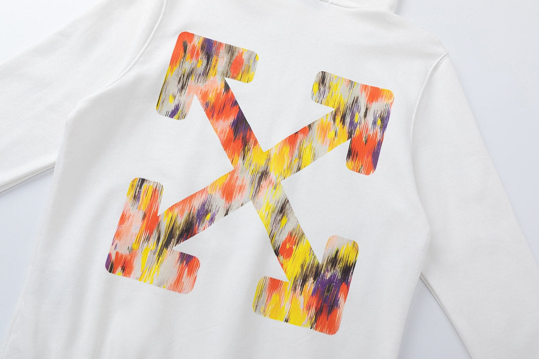 OFF Logo Print Hoodie