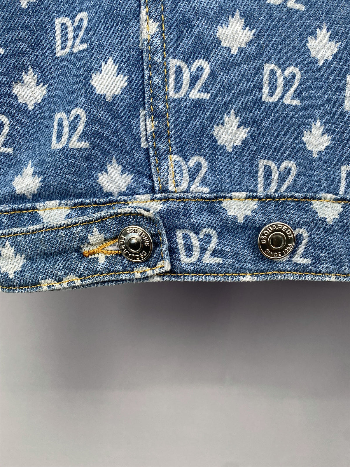 DSQ2 Maple Leaf Denim Jacket