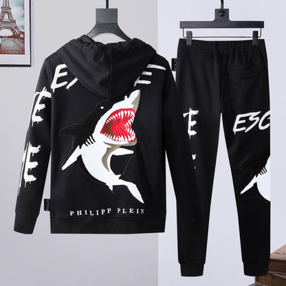 PP Skull Hoodie Jacket Suit