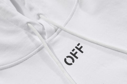 OFF Logo Print Hoodie