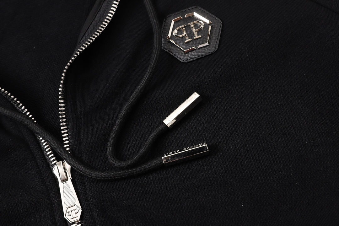 PP Logo Hoodie Jacket Suit