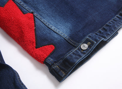 DSQ2 Maple Leaf Denim Jacket
