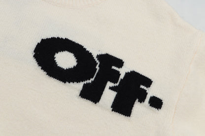 OFF LOGO Sweater