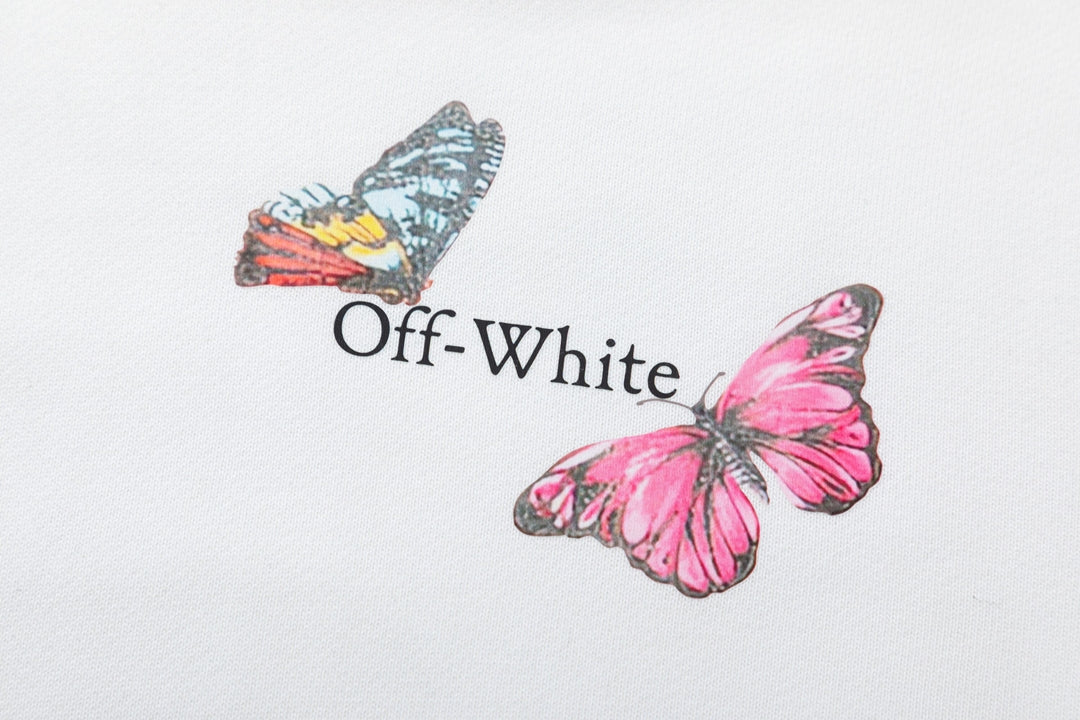 OFF Logo Print Hoodie