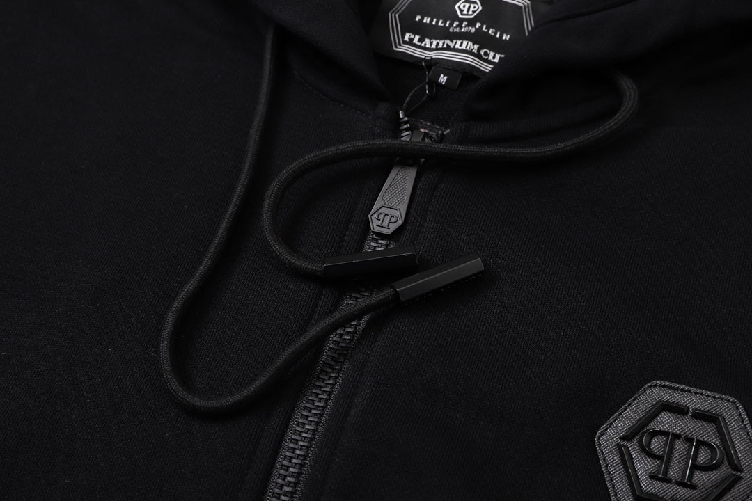 PP Logo Hoodie Jacket Suit