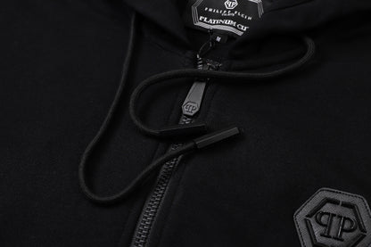 PP Logo Hoodie Jacket Suit