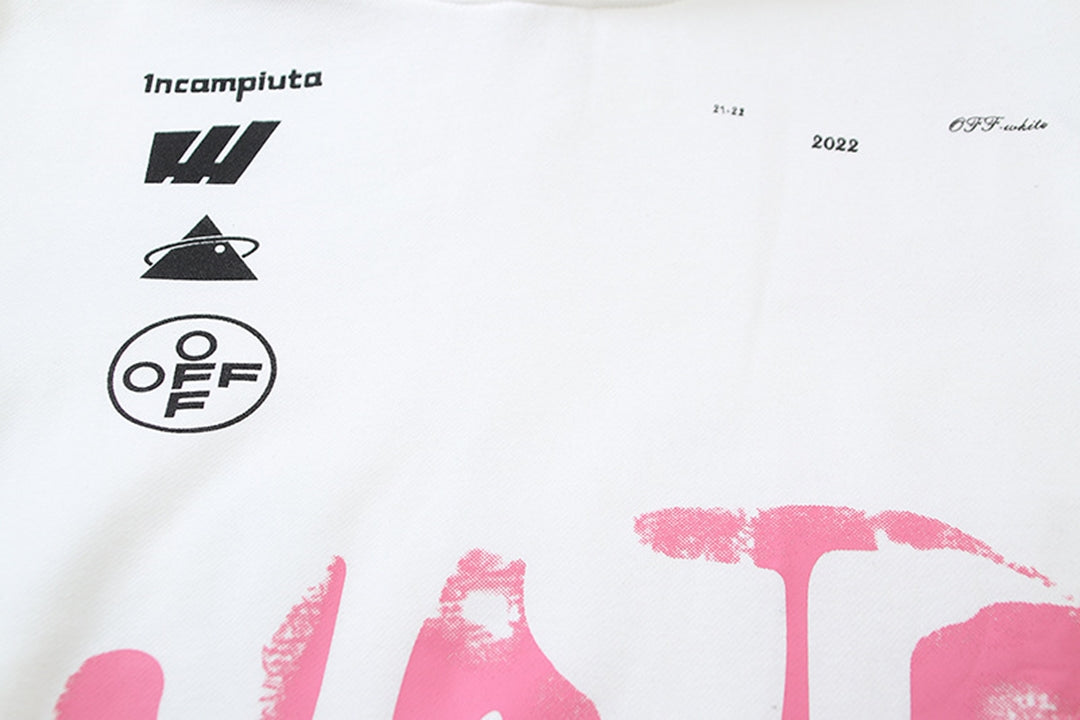 OFF Logo Print Hoodie