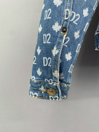 DSQ2 Maple Leaf Denim Jacket