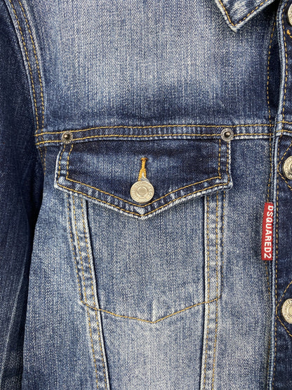 DSQ2 Maple Leaf Denim Jacket