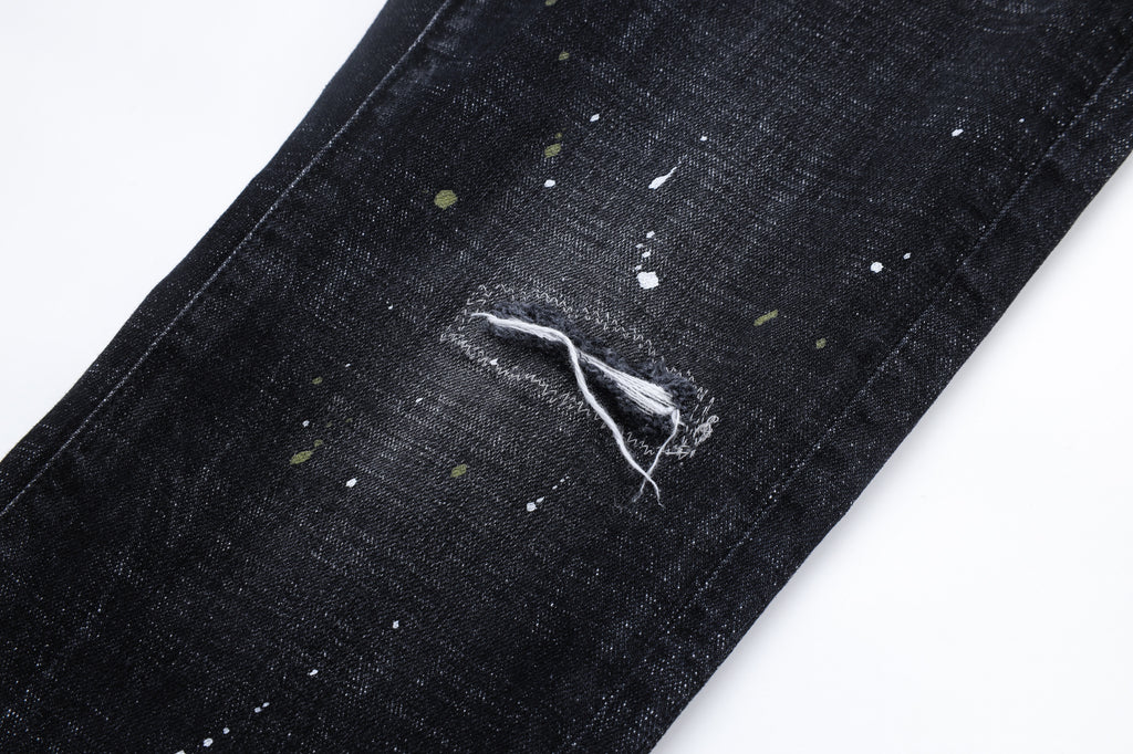 DSQ2 Jeans Black Ripped