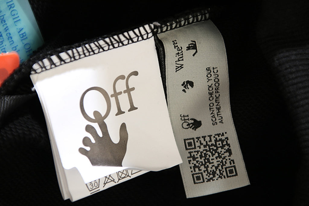 OFF Logo Print Hoodie