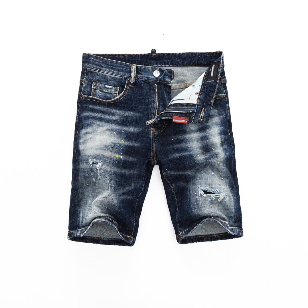 DSQ2 Print Short Jeans