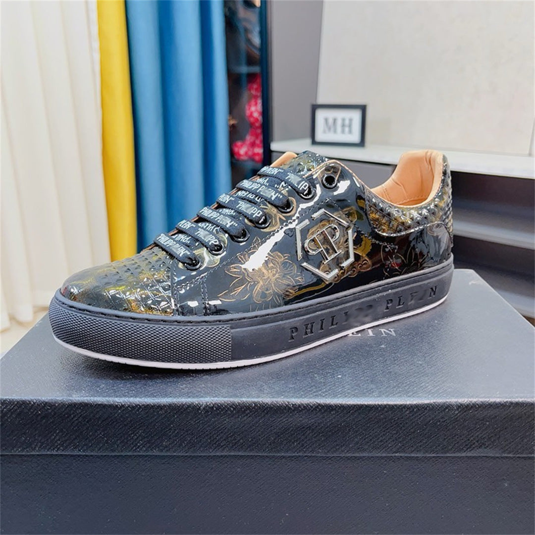 PP Casual Fashion Skull Sneakers