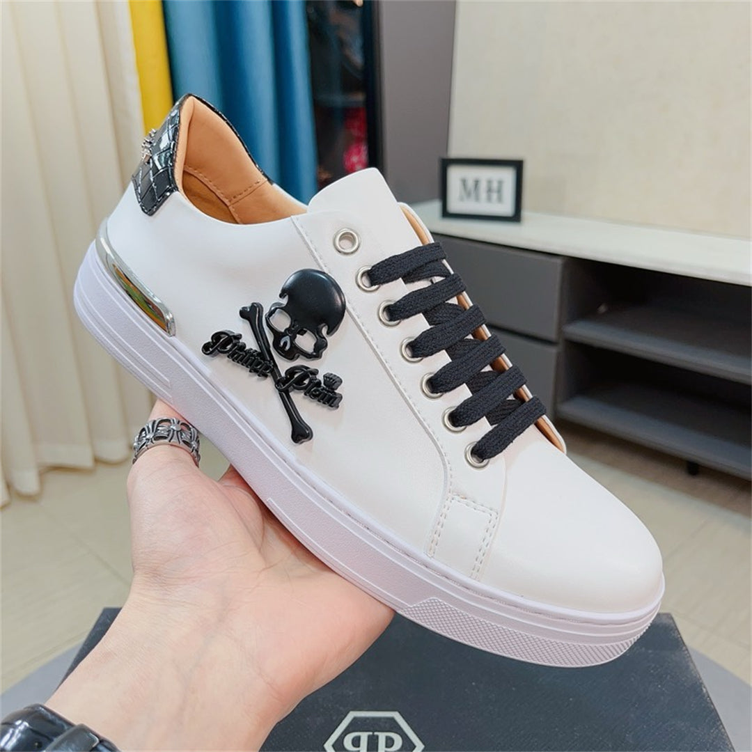 PP Casual Fashion Skull Sneakers