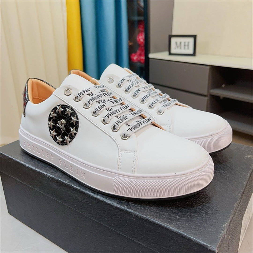PP Casual Fashion Skull Sneakers