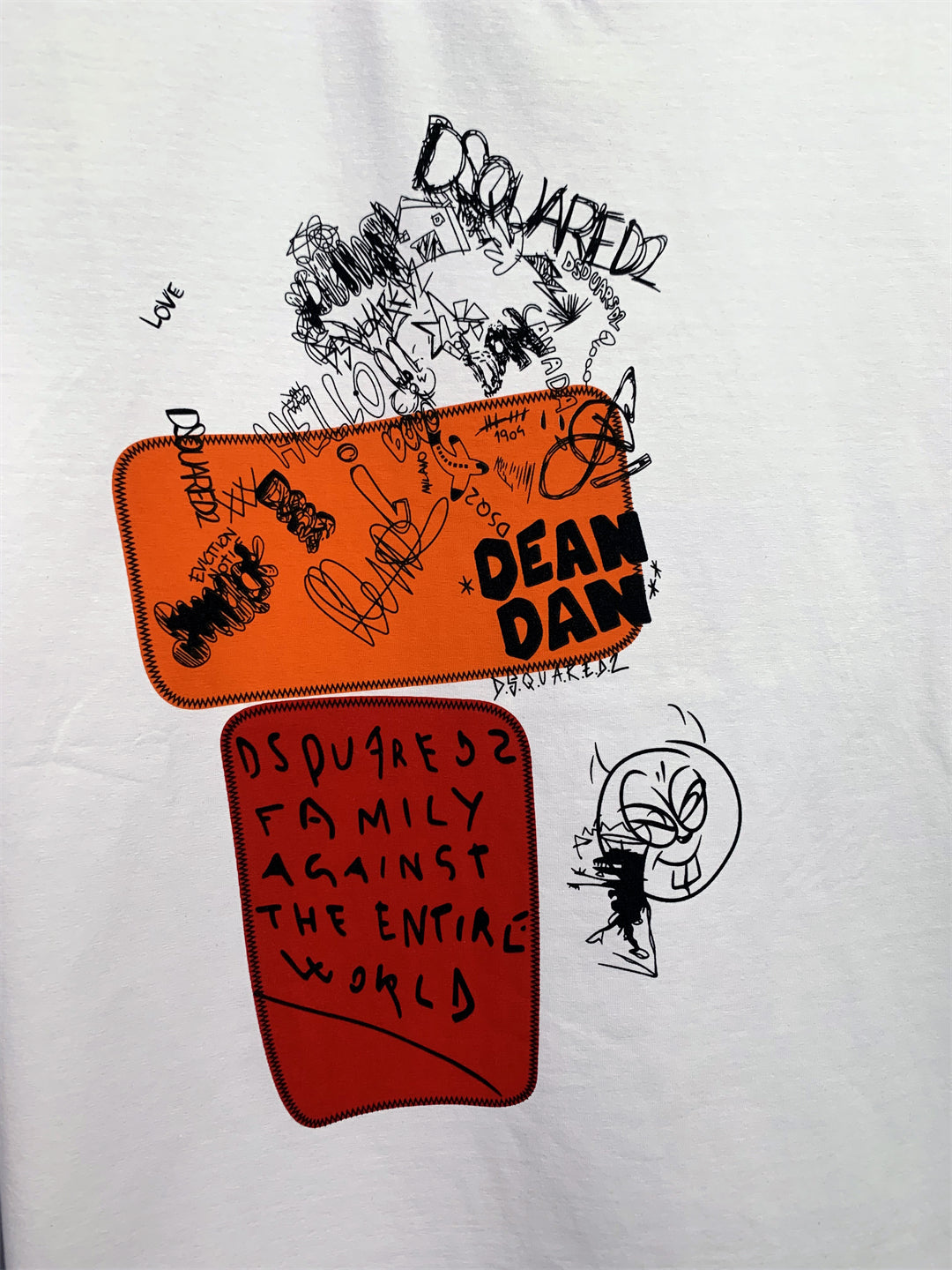 DSQ2 T-shirt Graffiti