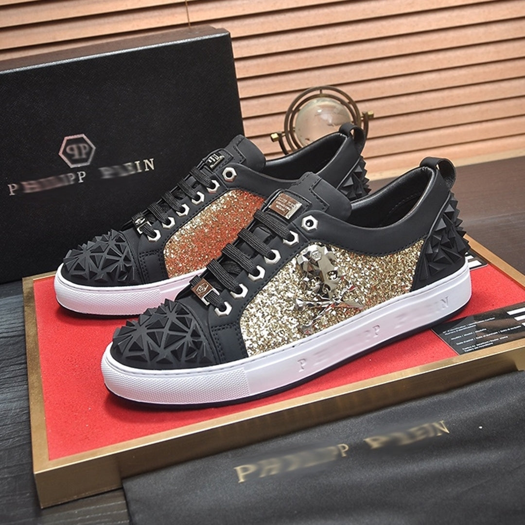 PP Casual Fashion Skull Sneakers