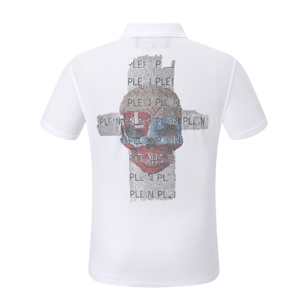 PHILIP Polo shirt Crystal Skull