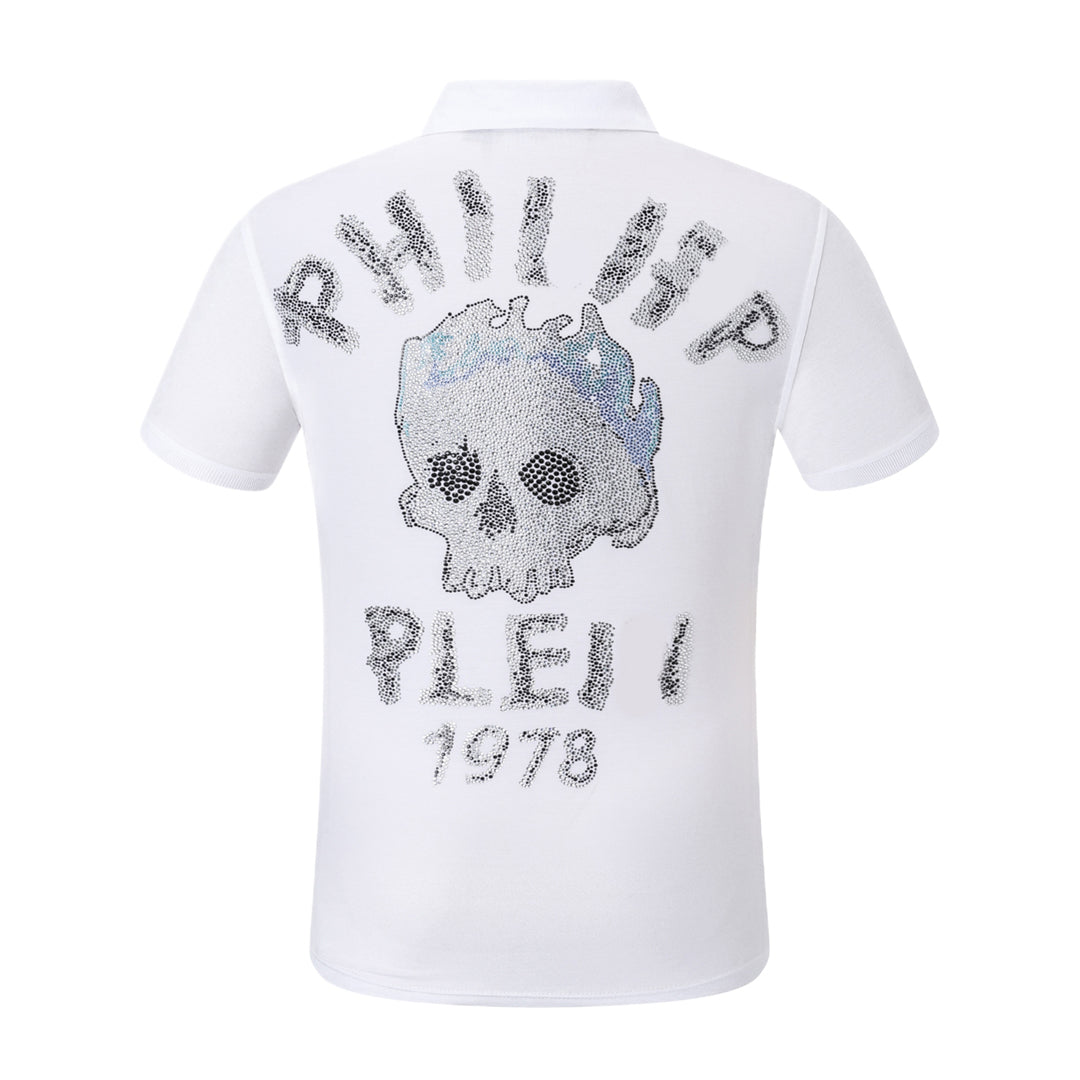 PHILIP Polo shirt Crystal Skull