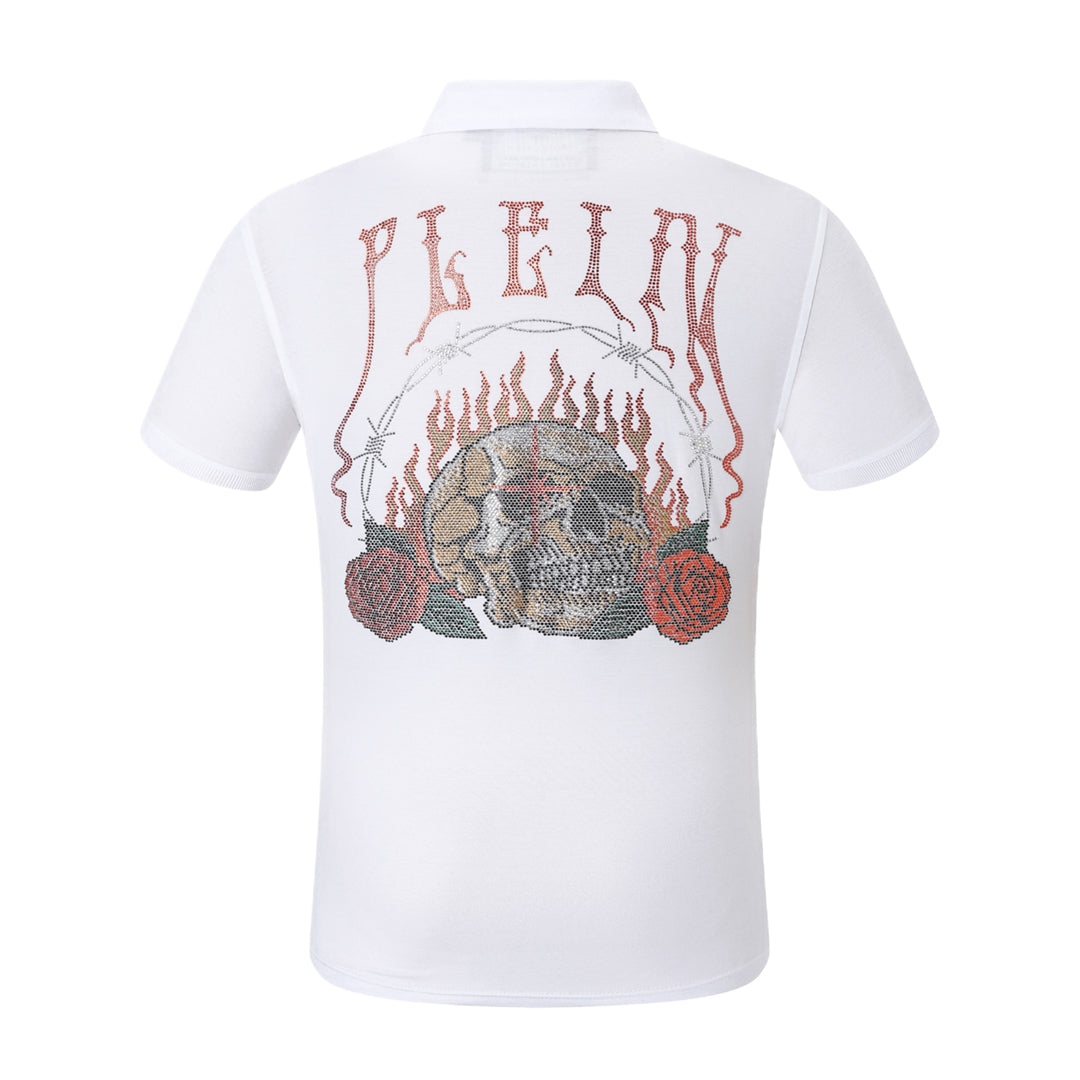 PHILIP Polo shirt Crystal Skull