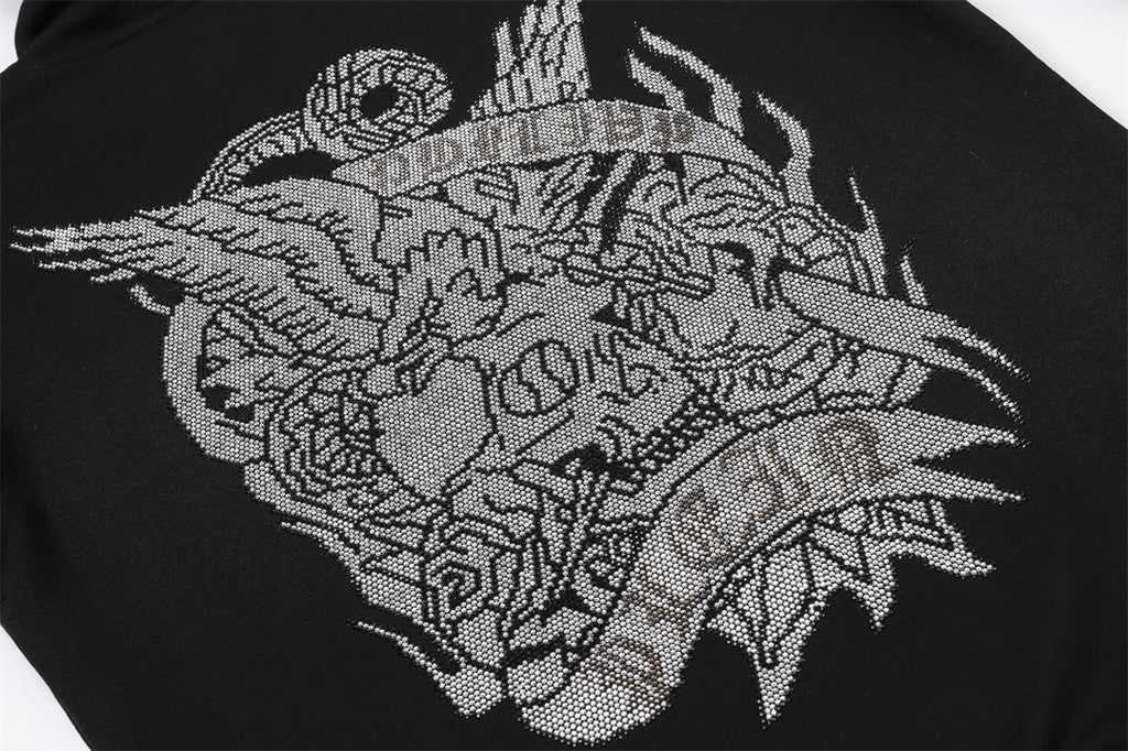 PP Hoodie Back Eagle