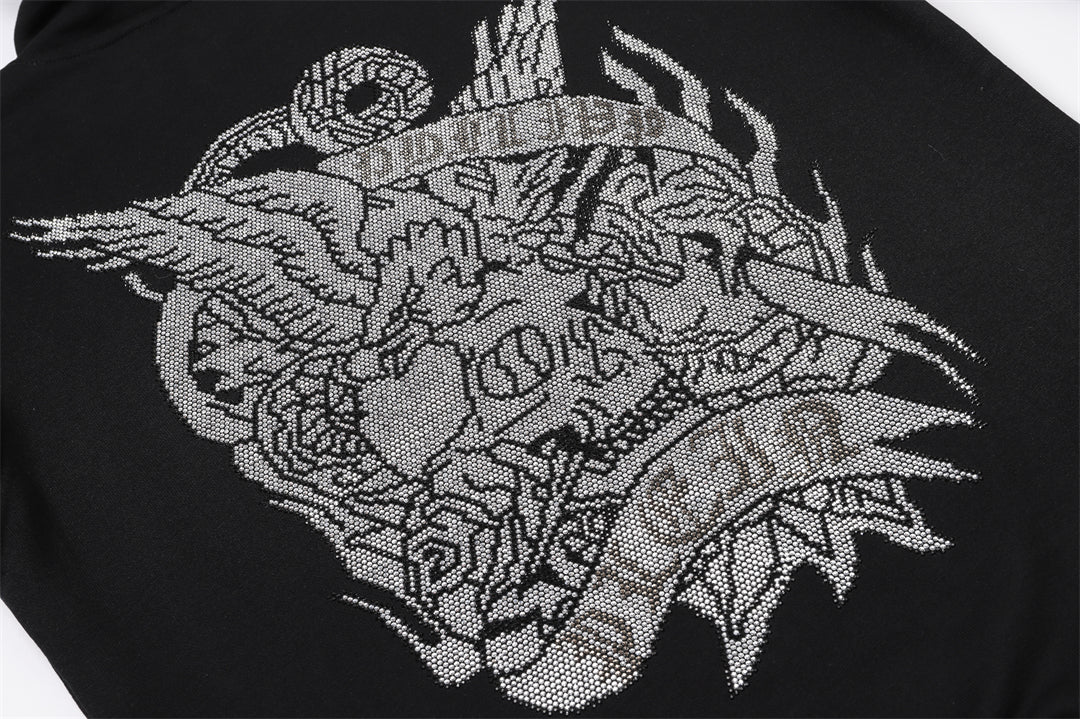 PP Hoodie Back Eagle
